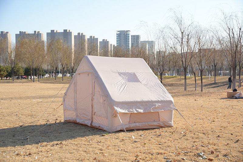 6.3㎡ Inflatable Camping Tent with Dual U-Shaped Doors and Skylight